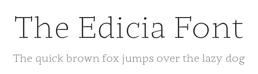 The Edicia Font by Tour De Force β Sans Serif Font