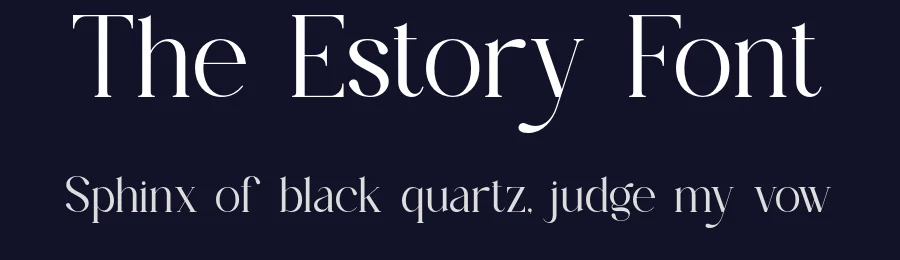 The Estory Font by SlideShoot — Decorative Font — thumbnail 2