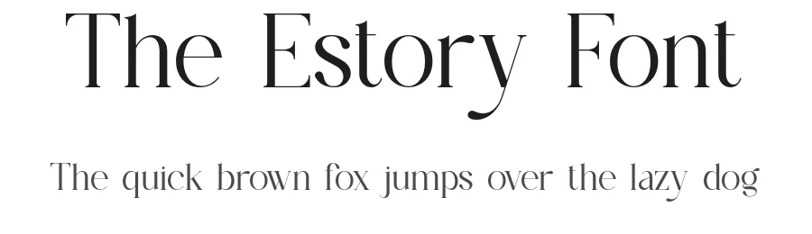 The Estory Font by SlideShoot — Decorative Font