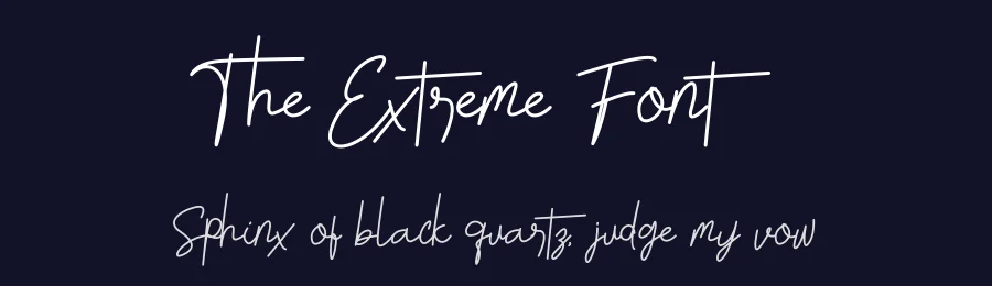 The Extreme Font by kateengciu — Script Handwritten Font — thumbnail 2