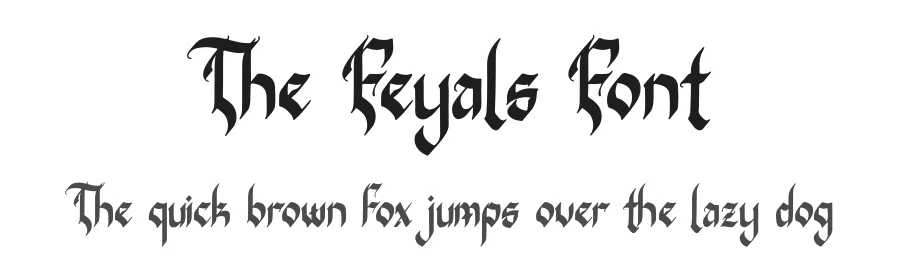 The Feyals Font by Denustudios — Blackletter Font