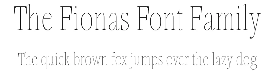 The Fionas Font Family by Nasir Udin — Display Font