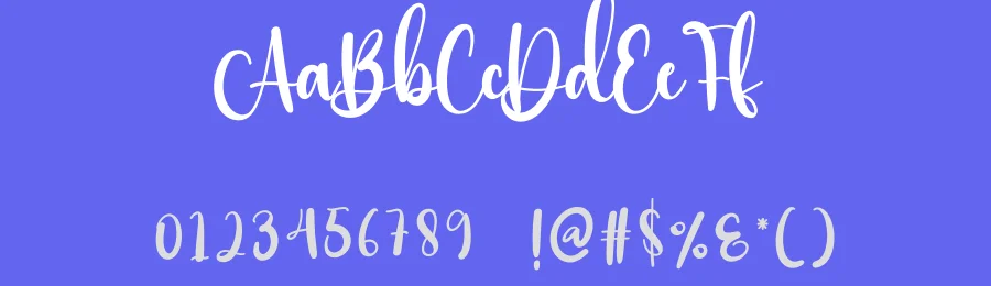 The Flowers Script Font by creativeletter — Script Handwritten Font — thumbnail 3