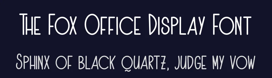 The Fox Office Display Font by letterenastudios — Display Font — thumbnail 2