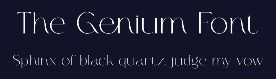 The Genium Font by Gridline Type — Serif Font — thumbnail 2