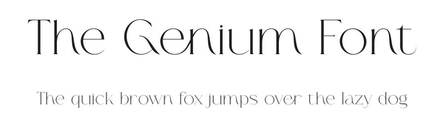 The Genium Font by Gridline Type — Serif Font