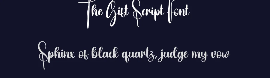 The Gift Script Font by creativeletter — Script Handwritten Font — thumbnail 2