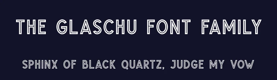 The Glaschu Font Family by raw Type — Sans Serif Font — thumbnail 2