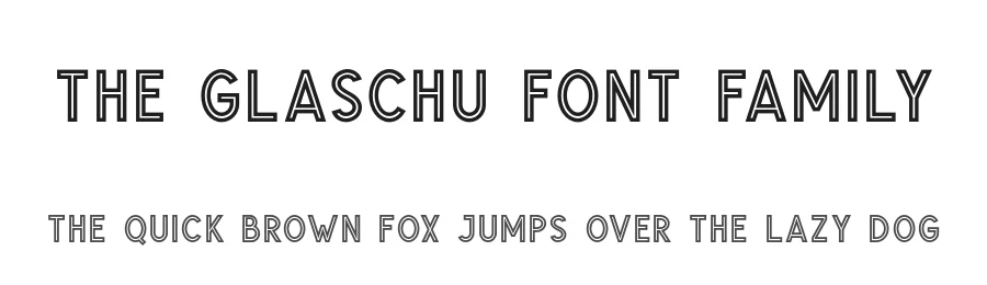 The Glaschu Font Family by raw Type β Sans Serif Font