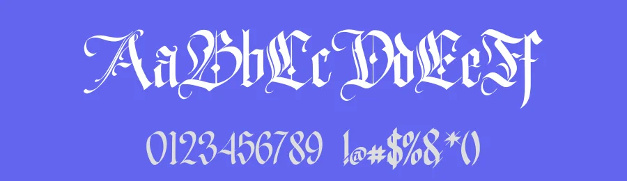 The Godfather Letter Font by Vampstudio — Blackletter Font — thumbnail 3