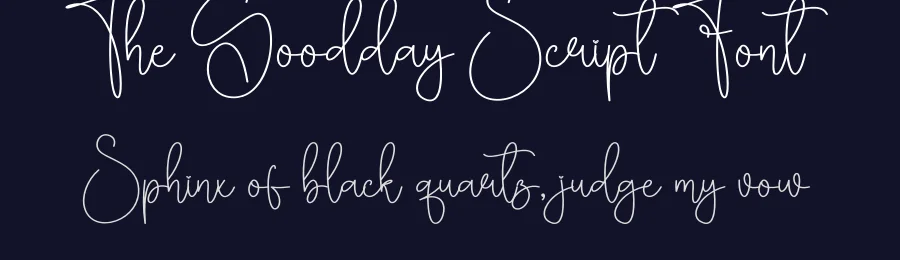 The Goodday Script Font by creativeletter — Script Handwritten Font — thumbnail 2