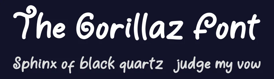 The Gorillaz Font by Yoga Letter — Display Font — thumbnail 2