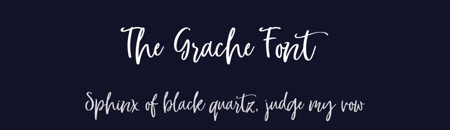 The Grache Font by metafontsy — Script Handwritten Font — thumbnail 2