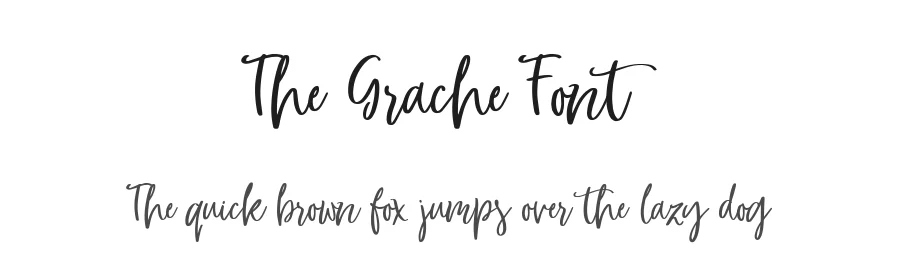 The Grache Font by metafontsy — Script Handwritten Font