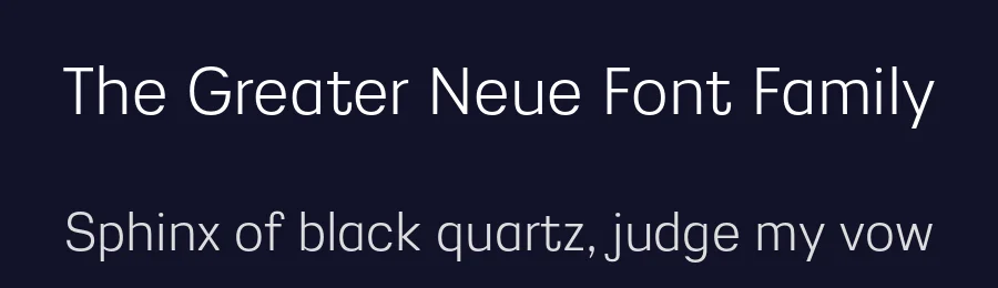 The Greater Neue Font Family by NicolassFonts — Sans Serif Font — thumbnail 2