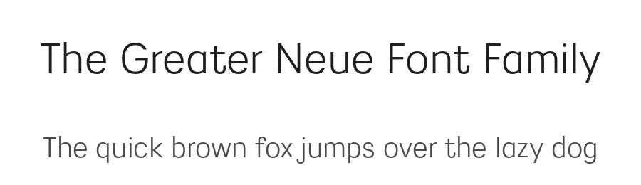 The Greater Neue Font Family by NicolassFonts — Sans Serif Font