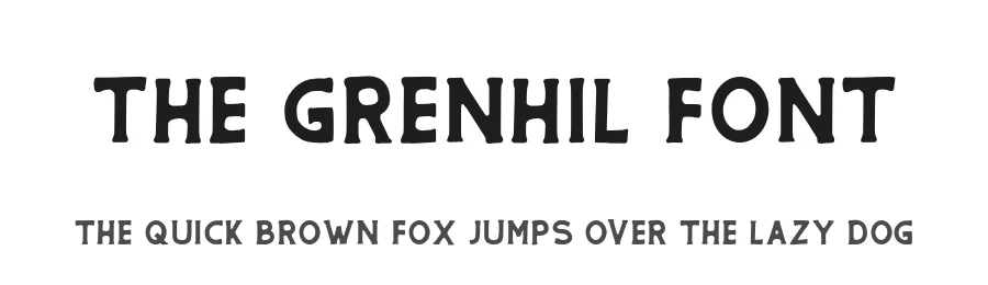 THE GRENHIL Font by Vultype Co. โ Display Font