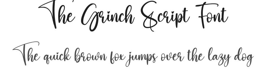 The Grinch Script Font by creativeletter — Script Handwritten Font