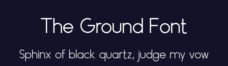 The Ground Font by Artiqlogy — Sans Serif Font — thumbnail 2