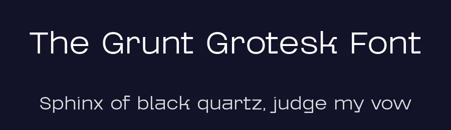 The Grunt Grotesk Font by Tkachenko design — Sans Serif Font — thumbnail 2