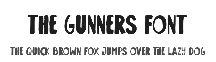 The Gunners Font by Timur type — Decorative Font