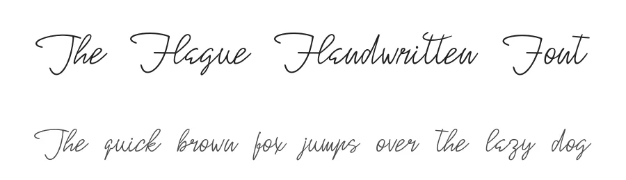 The Hague Handwritten Font by tigade-std โ Script Handwritten Font