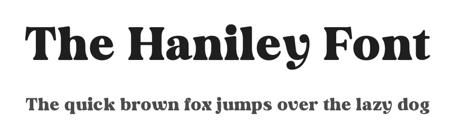 The Haniley Font by grahatype — Decorative Font
