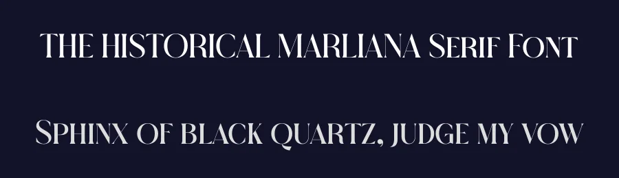 THE HISTORICAL MARLIANA Serif Font by Storytype — Serif Font — thumbnail 2