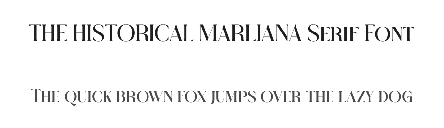 THE HISTORICAL MARLIANA Serif Font by Storytype — Serif Font