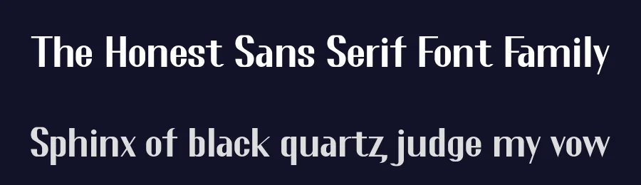 The Honest Sans Serif Font Family by Nuryanto Dwi — Sans Serif Font — thumbnail 2