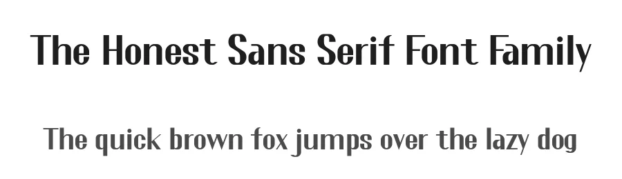 The Honest Sans Serif Font Family by Nuryanto Dwi — Sans Serif Font