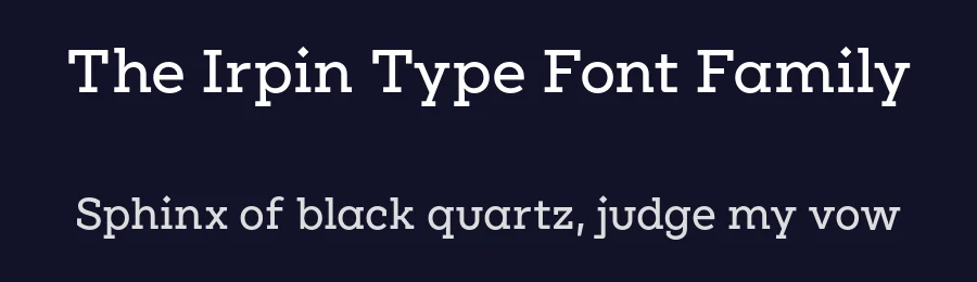 The Irpin Type Font Family by Aronetiv — Sans Serif Font — thumbnail 2