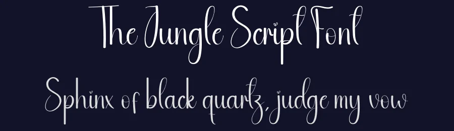 The Jungle Script Font by andikastudio — Script Handwritten Font — thumbnail 2