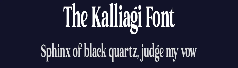 The Kalliagi Font by Propertype — Serif Font — thumbnail 2