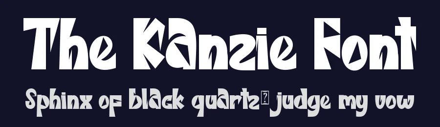 The Kanzie Font by Yoga Letter — Display Font — thumbnail 2