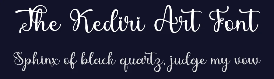 The Kediri Art Font by sugiharto1790 — Script Handwritten Font — thumbnail 2