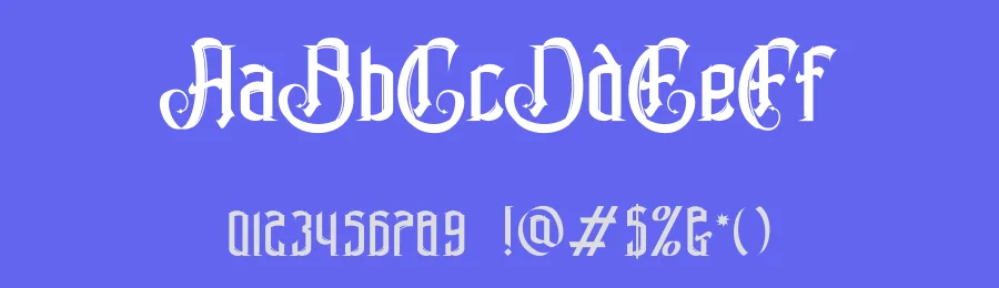 The Kingslayer Blackletter Font by Dhabee — Blackletter Font — thumbnail 3