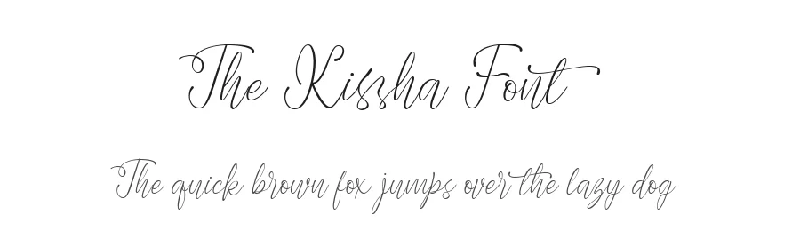 The Kissha Font by metafontsy — Script Handwritten Font