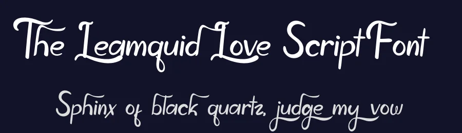 The Leamquid Love Script Font by kateengciu — Script Handwritten Font — thumbnail 2