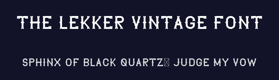 The Lekker Vintage Font by edricstudio — Sans Serif Font — thumbnail 2