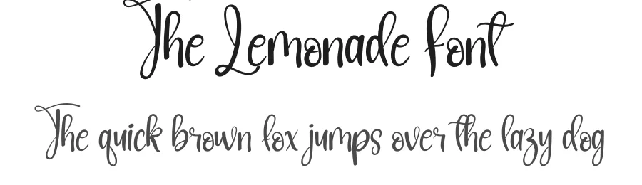 The Lemonade Font by andikastudio — Script Handwritten Font
