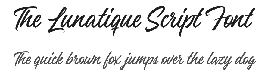 The Lunatique Script Font by NUGS β Script Handwritten Font