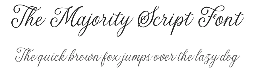 The Majority Script Font by Letterhend — Script Handwritten Font