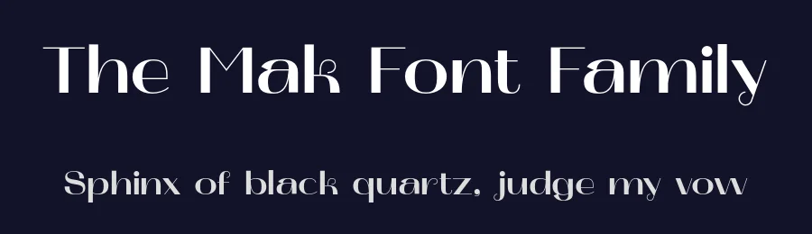 The Mak Font Family by Tkachenko design — Sans Serif Font — thumbnail 2