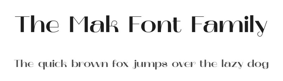 The Mak Font Family by Tkachenko design β Sans Serif Font