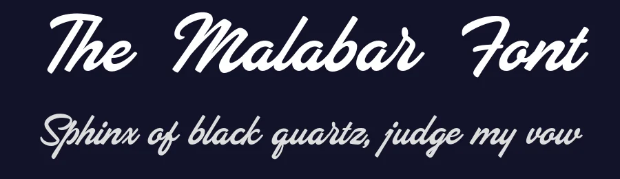 The Malabar Font by Letterhend Studio — Script Handwritten Font — thumbnail 2