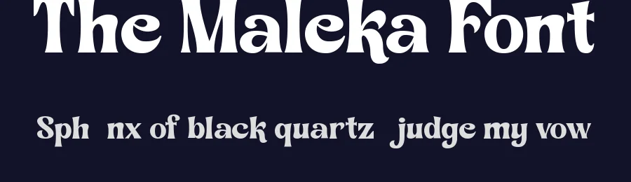 The Maleka Font by Say Studio — Display Font — thumbnail 2