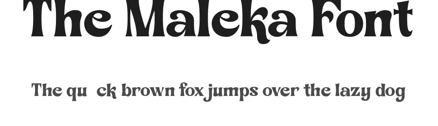 The Maleka Font by Say Studio — Display Font