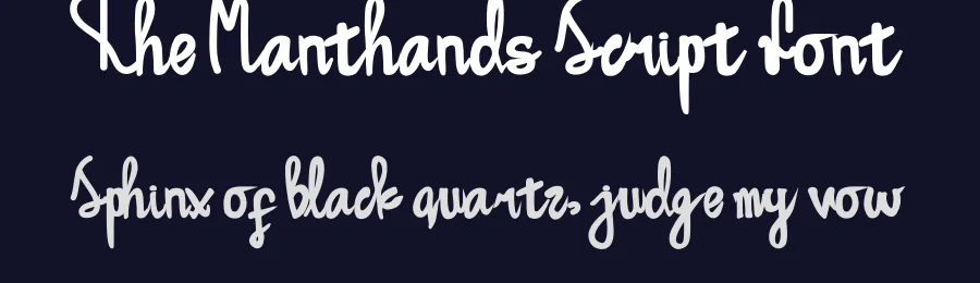 The Manthands Script Font by inermediaSTUDIO — Script Handwritten Font — thumbnail 2