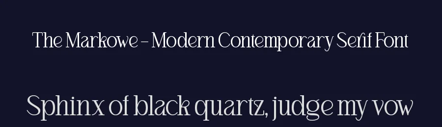 The Markowe – Modern Contemporary Serif Font by timelesstype.co — Decorative Font — thumbnail 2